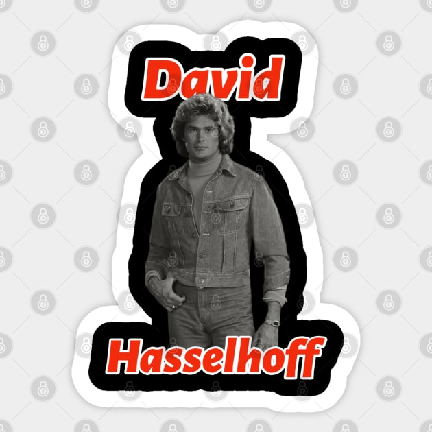 David Hasselhoff Sticker by KitzCutiz